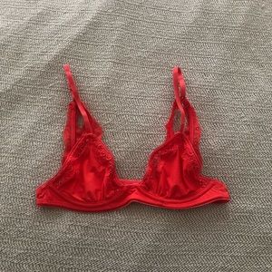 Aerie unlined, underwire Triangle bralette